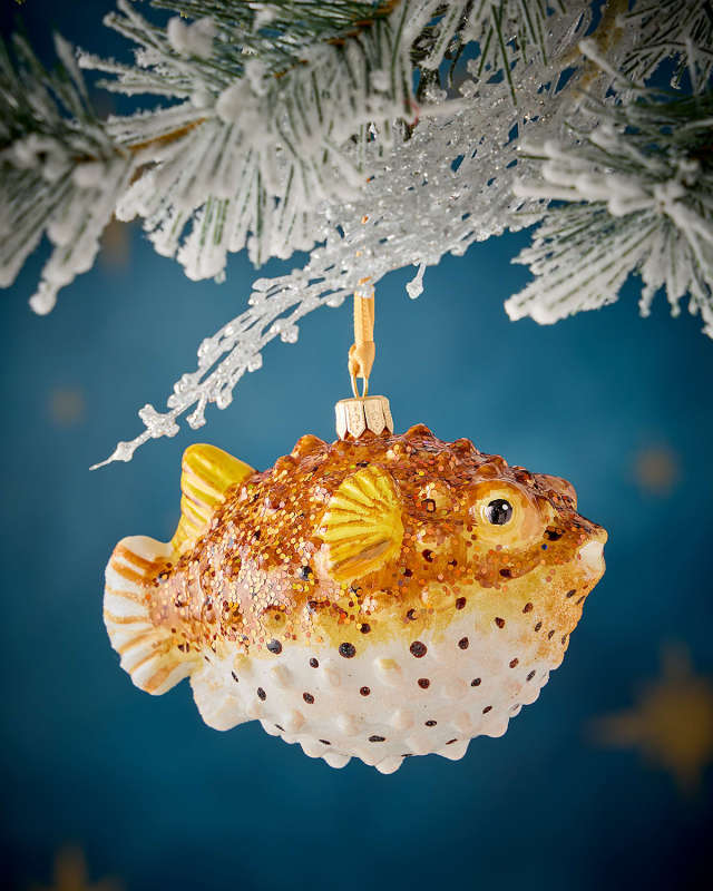 Pufferfish Christmas Ornament